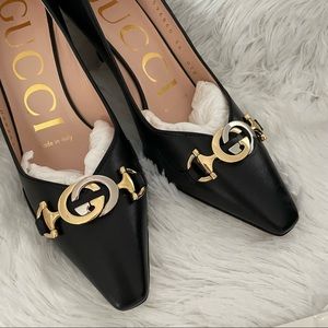 SOLD - Gucci Zumi Mid-Heel 3” Pumps w Horsebit Brand New Box Dust Bag Size 34 4